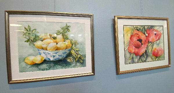 Randa Khuri’s watercolors inspire at library