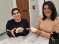 Westwood bakes bread at library