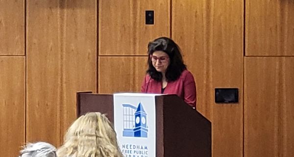 Author Kamali speaks at Needham Library