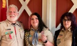 Medfield celebrates first female Eagle Scout
