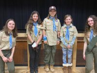 <strong>Medfield’s first and only all-girls scouts troop</strong>
