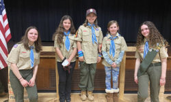 <strong>Medfield’s first and only all-girls scouts troop</strong>