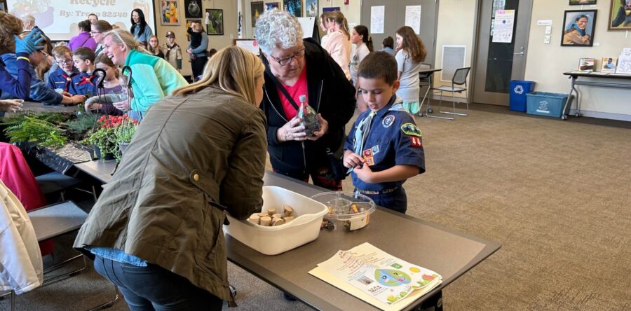 Generations bond over Earth Day