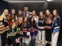 Walpole’s Maddy Clark meets Boston Bruins