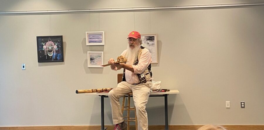 Bates tells campfire stories