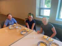 Exploring pies at Sherborn Library
