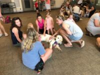 GOFI dogs visit WPL