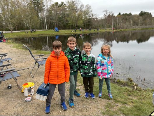 Fishing for fun at Channing Pond