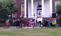 Eddy’s Shoe rocks Dover town green