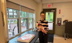 Seniors celebrate Robin Lampert