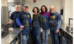 Needhamites enjoy annual pancake breakfast