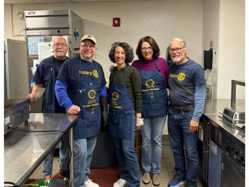 Needhamites enjoy annual pancake breakfast