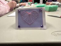 Crafting string card art at the DTL