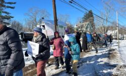Peace Abbey holds peaceful protest