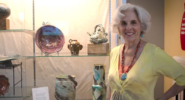 NFPL displays works by Barbara Levitov