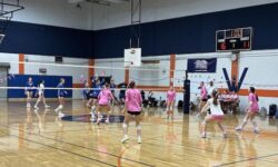 Timberwolves spike Mustangs and cancer