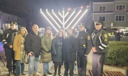 Needham’s Jewish community gathers to honor Hanukkah